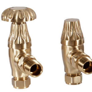 Crocus Manual Valve Brushed Brass Lacquered Range